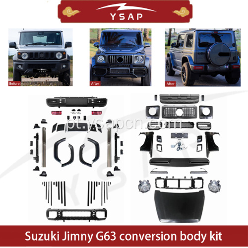 Jimny G63 Conversão BodyKit para Jimny JB64 JB74